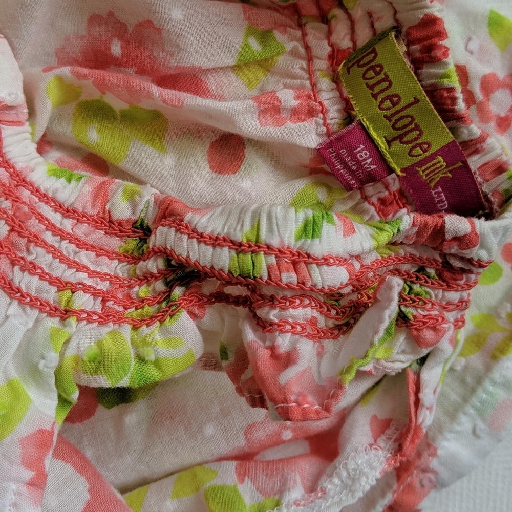 mixed brands 2-pack lightweight summer blouse bundle 18 months baby girl - Picture 7 of 10